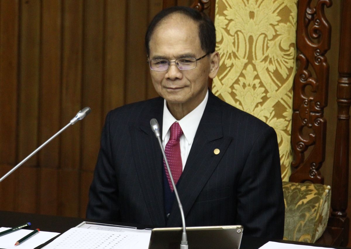 ▲立法院長游錫堃。（圖／記者葉政勳攝 , 2020.02.21）