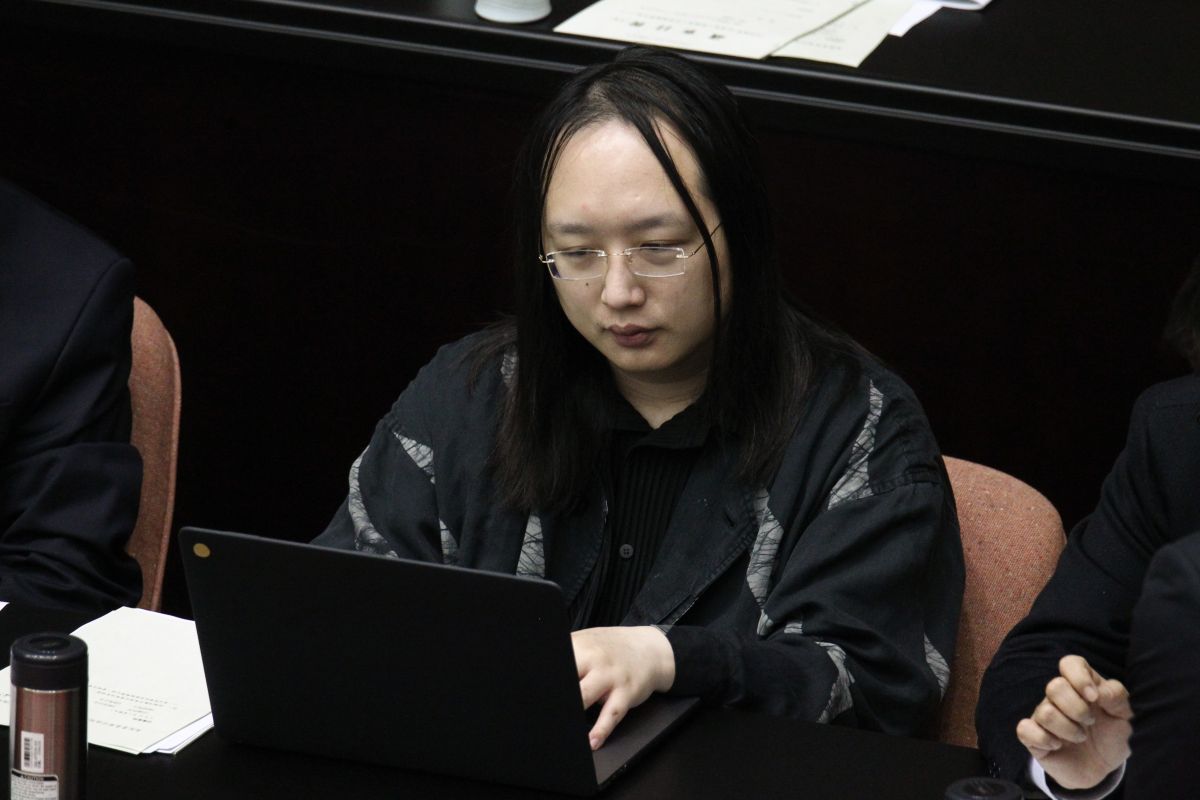 ▲行政院政務委員唐鳳。（圖／記者葉政勳攝 , 2020.02.21）