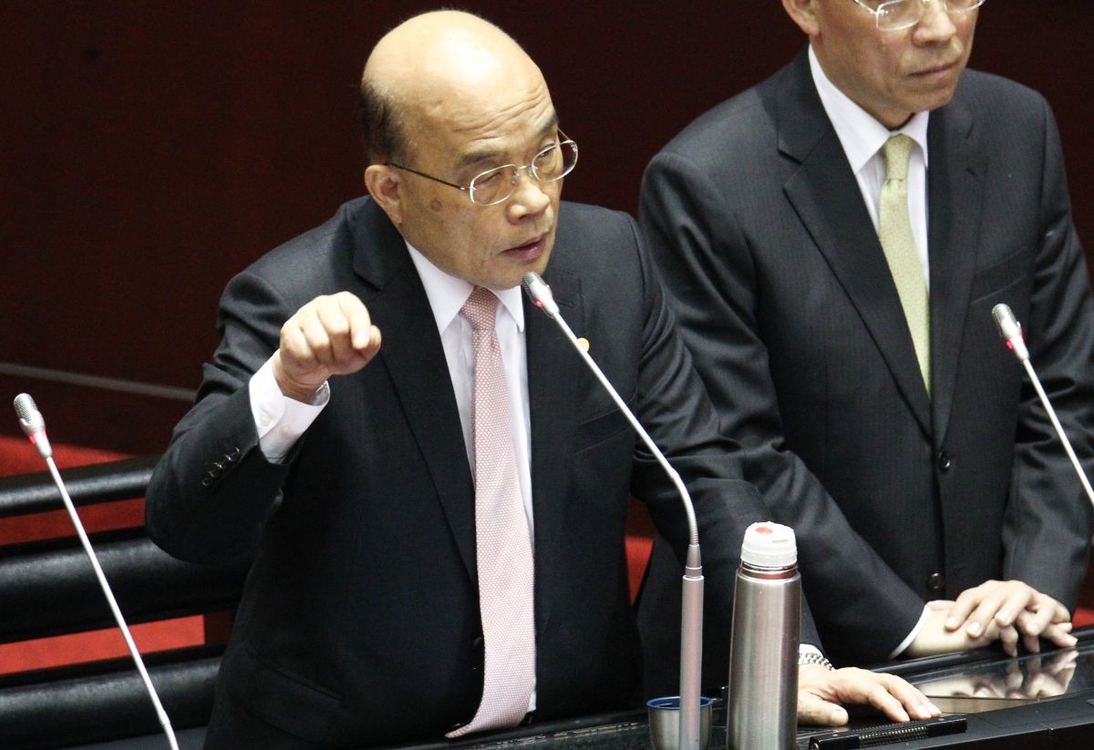 ▲行政院長蘇貞昌赴立院備詢。（圖／記者葉政勳攝 , 2020.02.21）