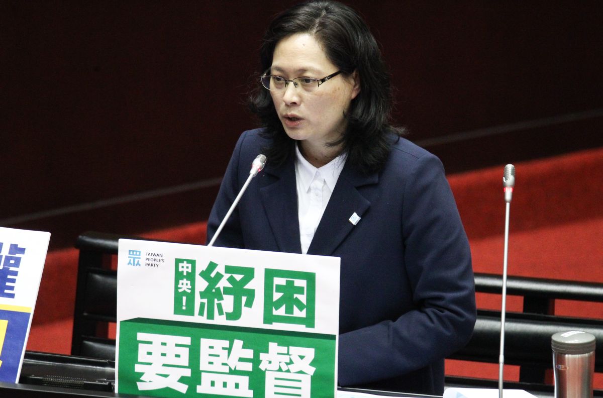 ▲民眾黨立委賴香伶。（圖／記者葉政勳攝 , 2020.02.21）