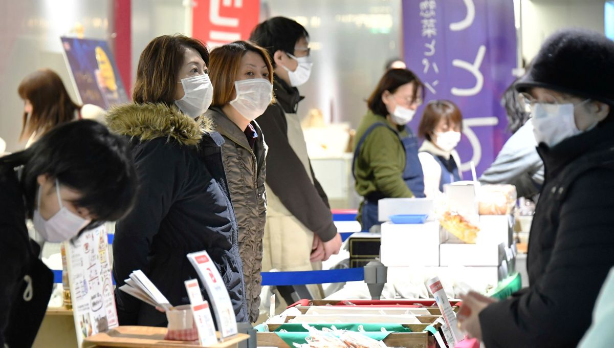 ▲武漢肺炎疫情在日本蔓延。（圖／美聯社／達志影像）