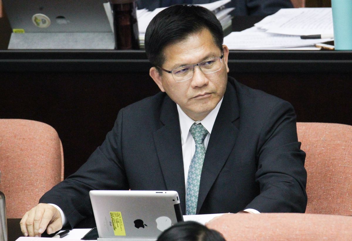 ▲交通部長林佳龍。（圖／記者葉政勳攝 , 2020.02.21）