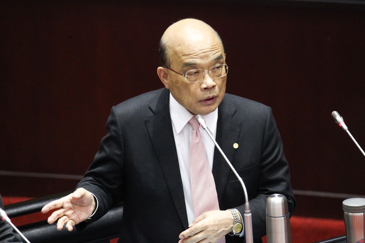 ▲行政院長蘇貞昌。（圖／記者葉政勳攝 , 2020.02.21）