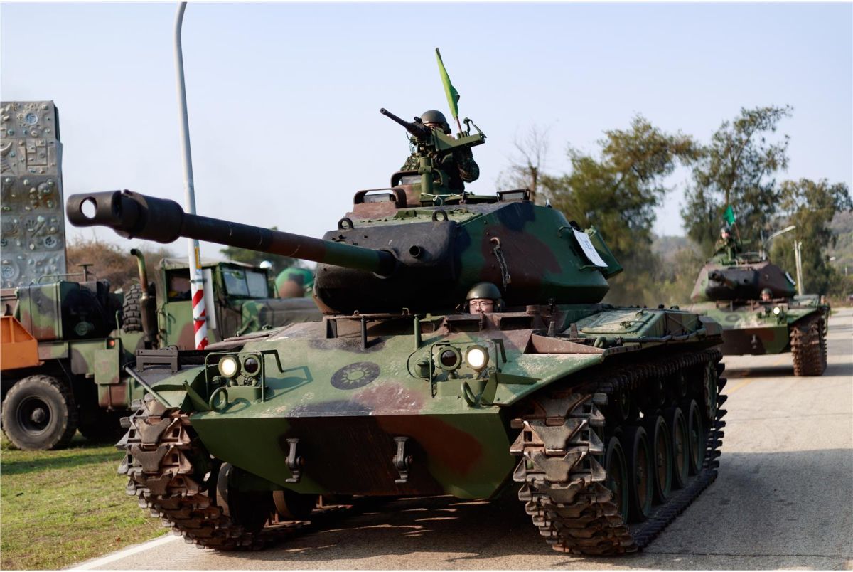 ▲陸軍部署於烈嶼的M41A3戰車。（圖／翻攝自青年日報, 2020.2.21）