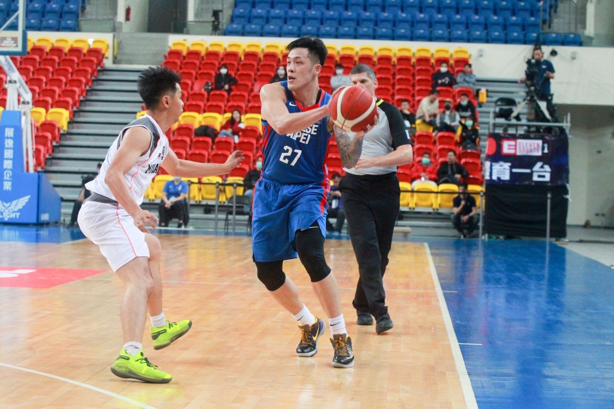 ▲亞洲盃資格賽，中華男籃今(21)晚「閉門」出戰馬來西亞，周儀翔。（圖／葉政勳攝 ,2020.02.21）
