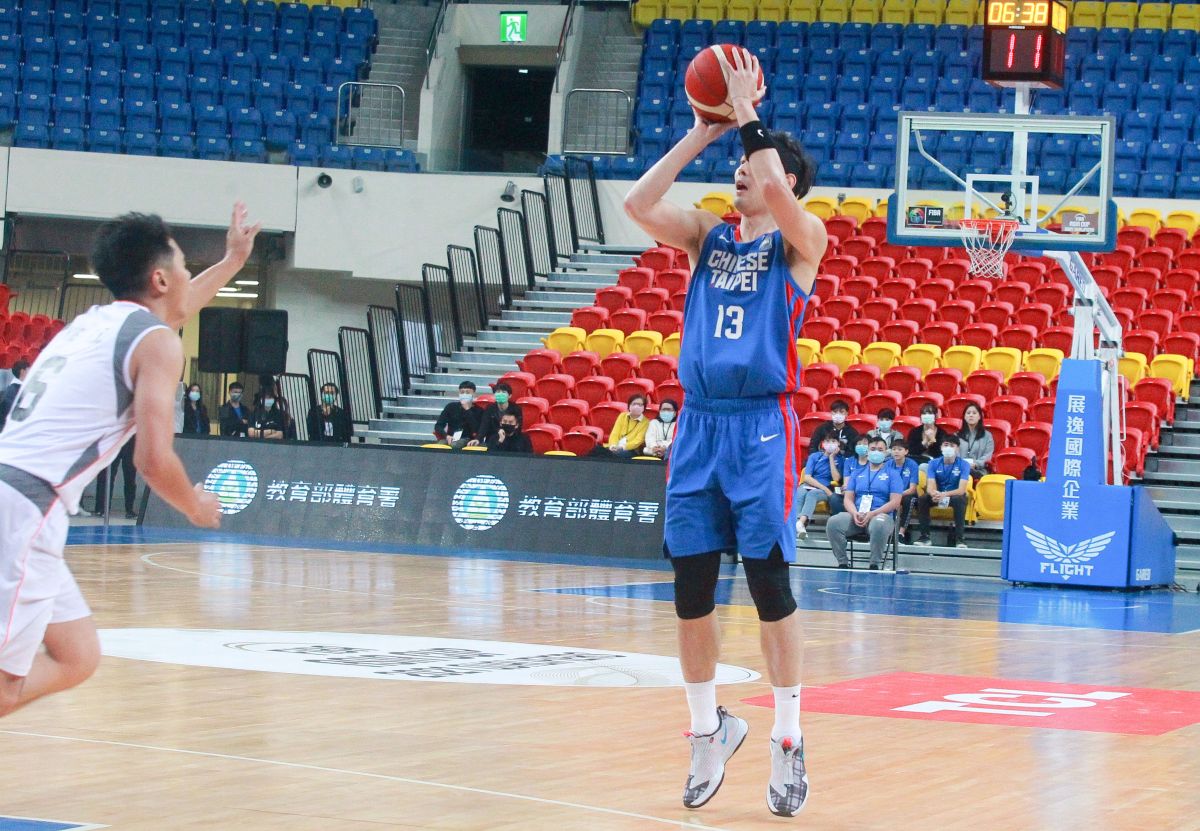 ▲亞洲盃男籃資格賽，中華隊呂政儒。（圖／記者葉政勳攝 , 2020.02.21）
