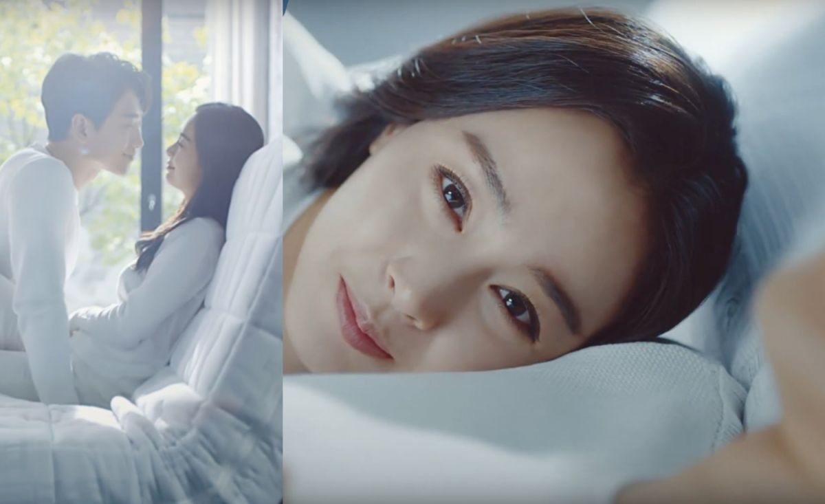 ▲金泰希跟Rain拍廣告放閃。（圖／바디프랜드컴퍼니YouTube）