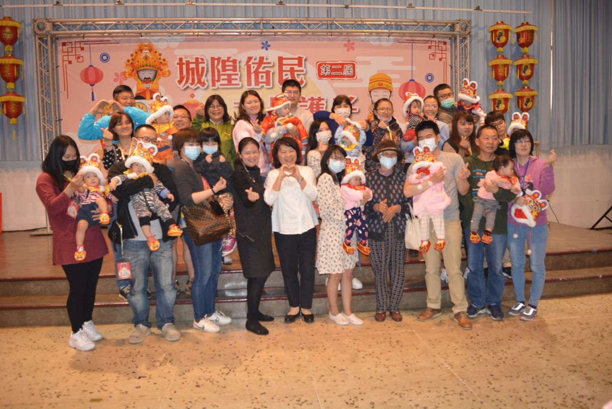 ▲參與第一梯次抓週的親子家庭。（圖／記者郭政隆攝影2020.2.22）