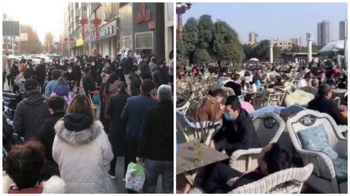 ▲中國武漢肺炎疫情獲得控制，周末大批民眾開心出遊。（圖／翻攝胡錫進微博）