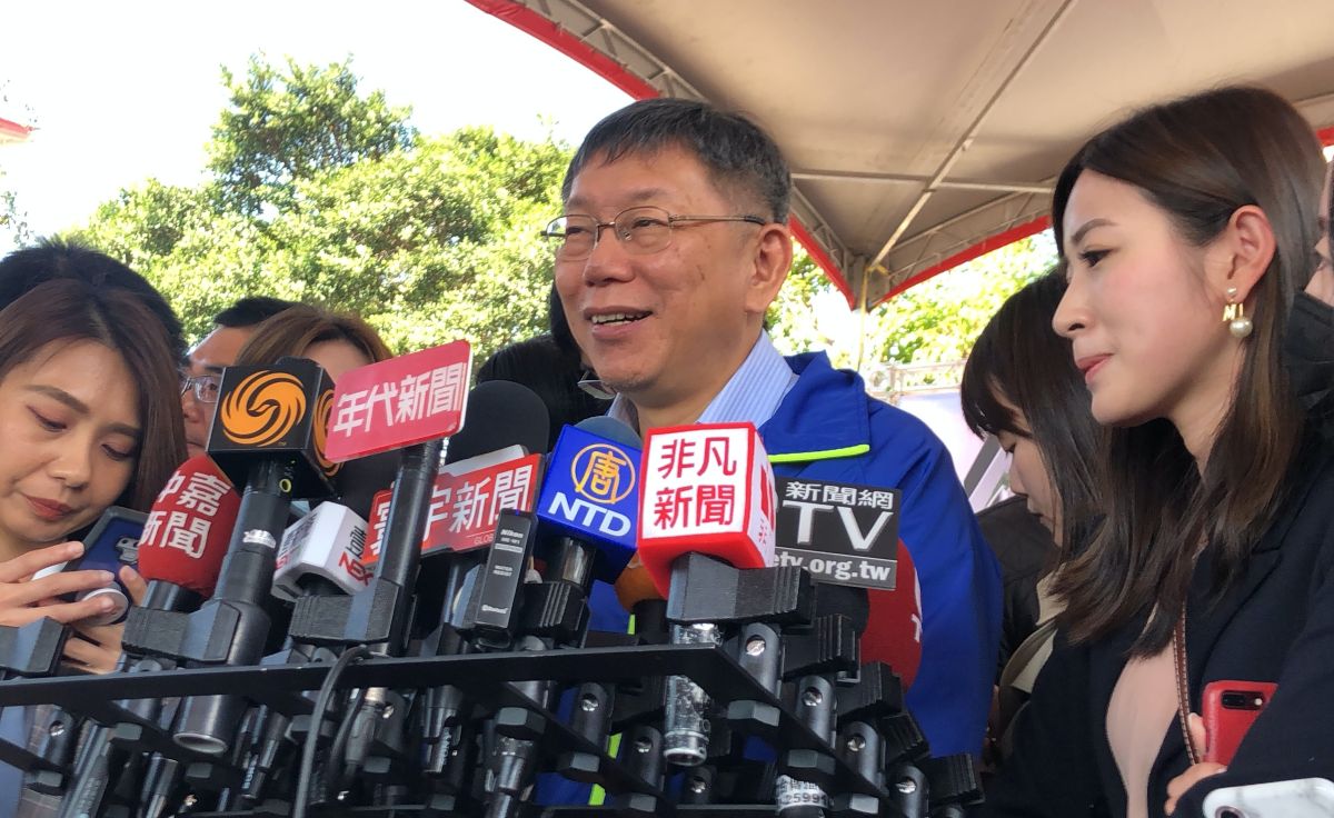 ▲台北市長柯文哲。（圖／記者丁上程攝, 2020.2.24）