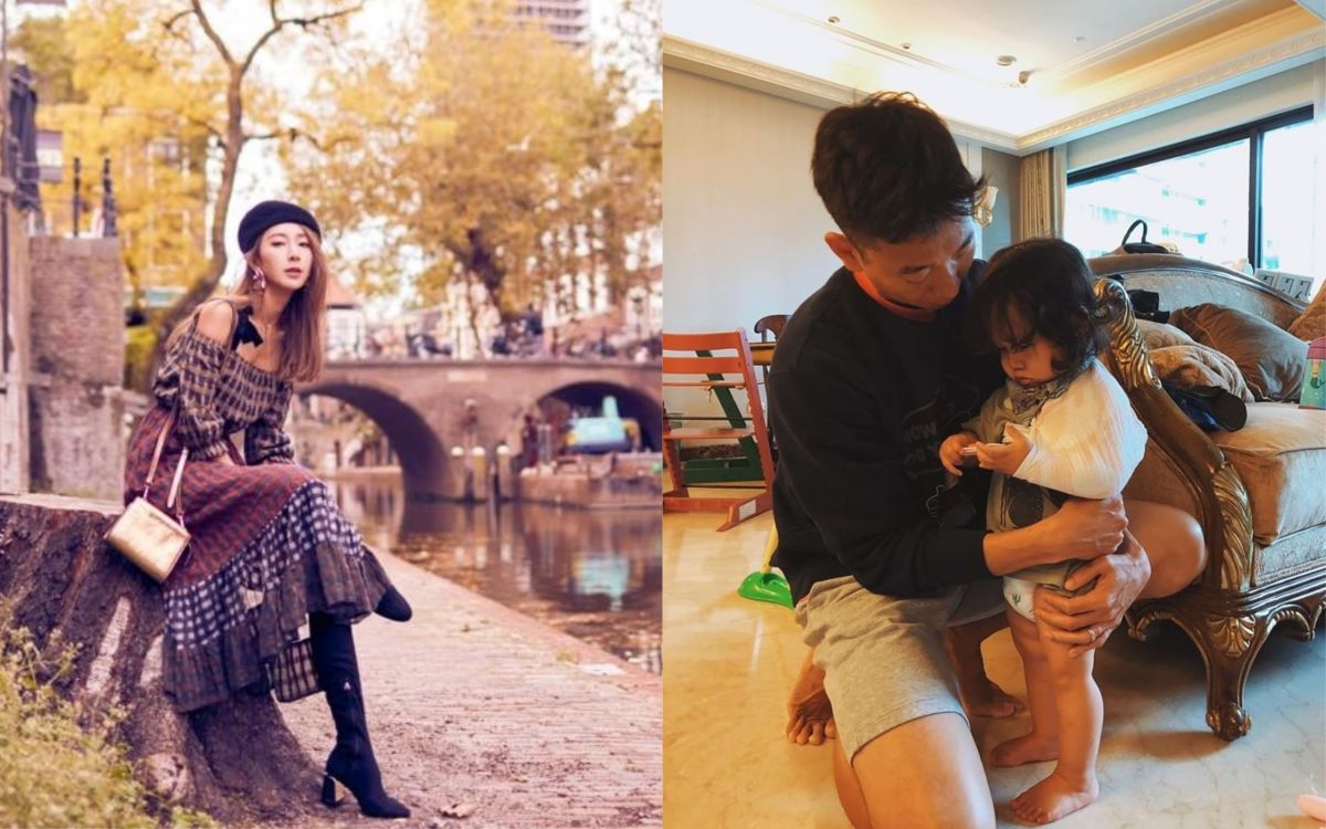 ▲藝人隋棠（左），右圖為老公Tony和小兒子Olie。（圖／翻攝隋棠臉書） 