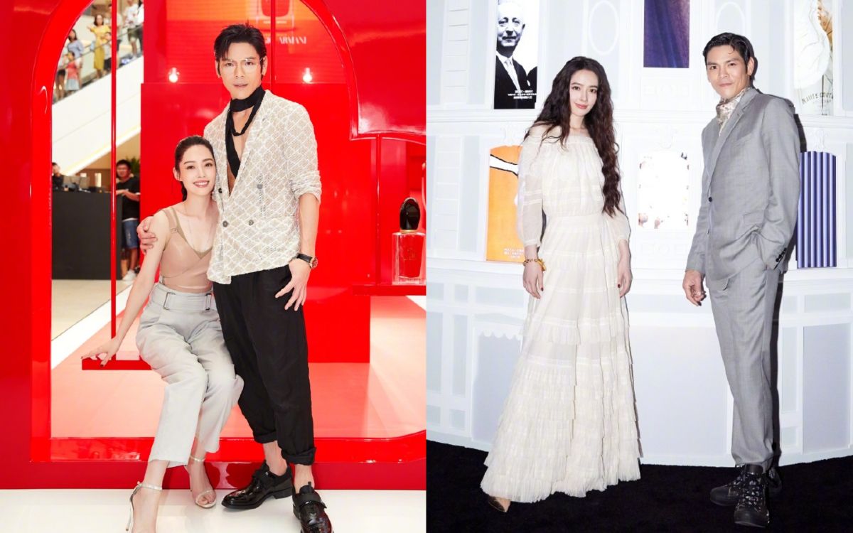 ▲郭碧婷（左）去年嫁給向佐（右）。（圖／翻攝郭碧婷微博） 