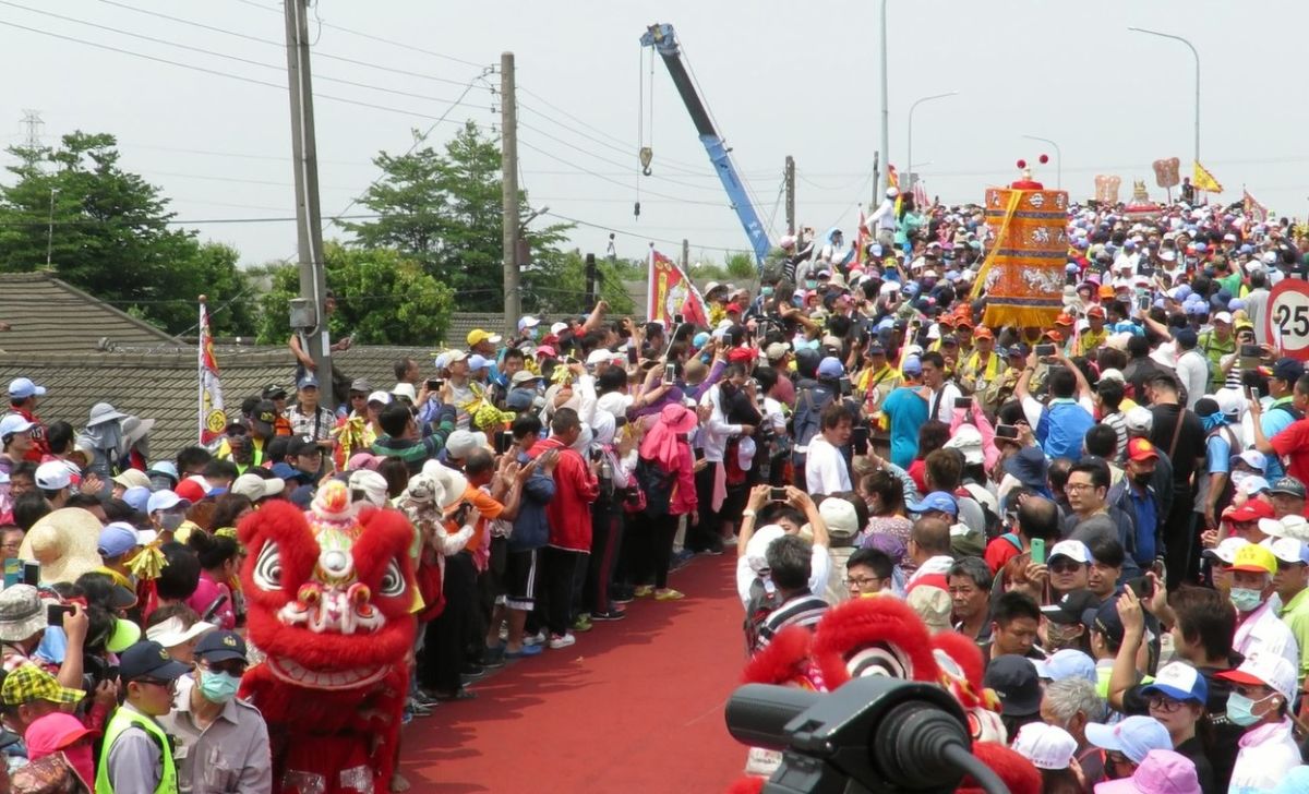 ▲大甲媽祖遶境進香奉天宮，受武漢肺炎疫情影響，今年的盛況恐將不如以往。（圖／記者陳惲朋攝，資料照)
