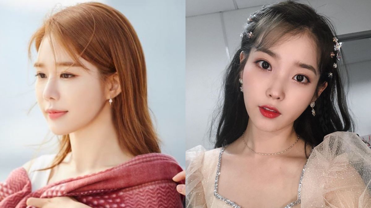 ▲劉寅娜（左圖）曝光與好友IU私下對話。（圖／劉寅娜、IU IG）