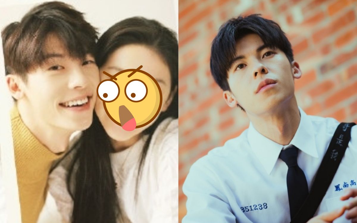 ▲許光漢（左）同框大陸女演員（右），右圖為許光漢。（圖／翻攝許光漢微博） 