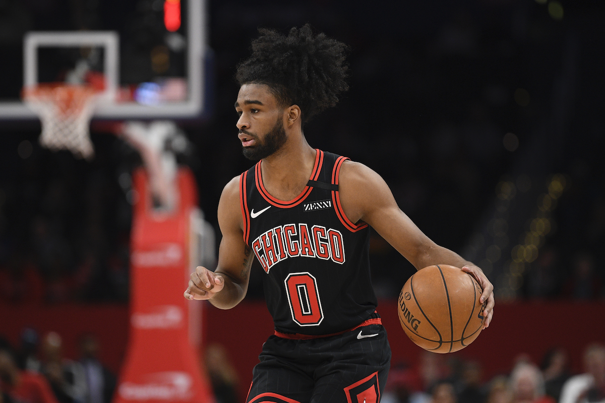 Chicago Bulls guard Coby White（圖／美聯社／達志影像）