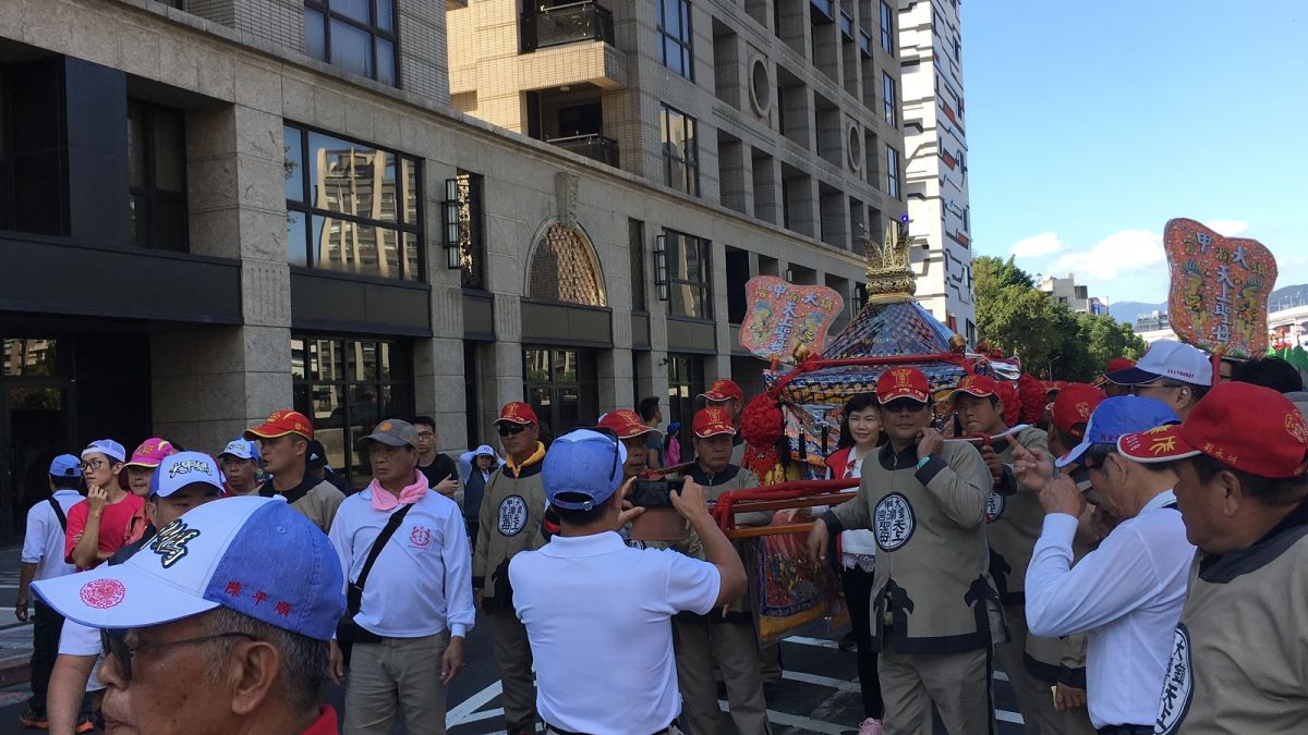 大甲媽祖遶境仍如期舉行。（圖／記者黃彥昇攝）