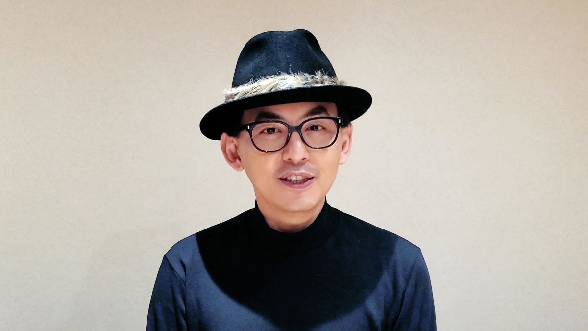 ▲黃子佼為全球華人加油打氣。（圖／TVBS）