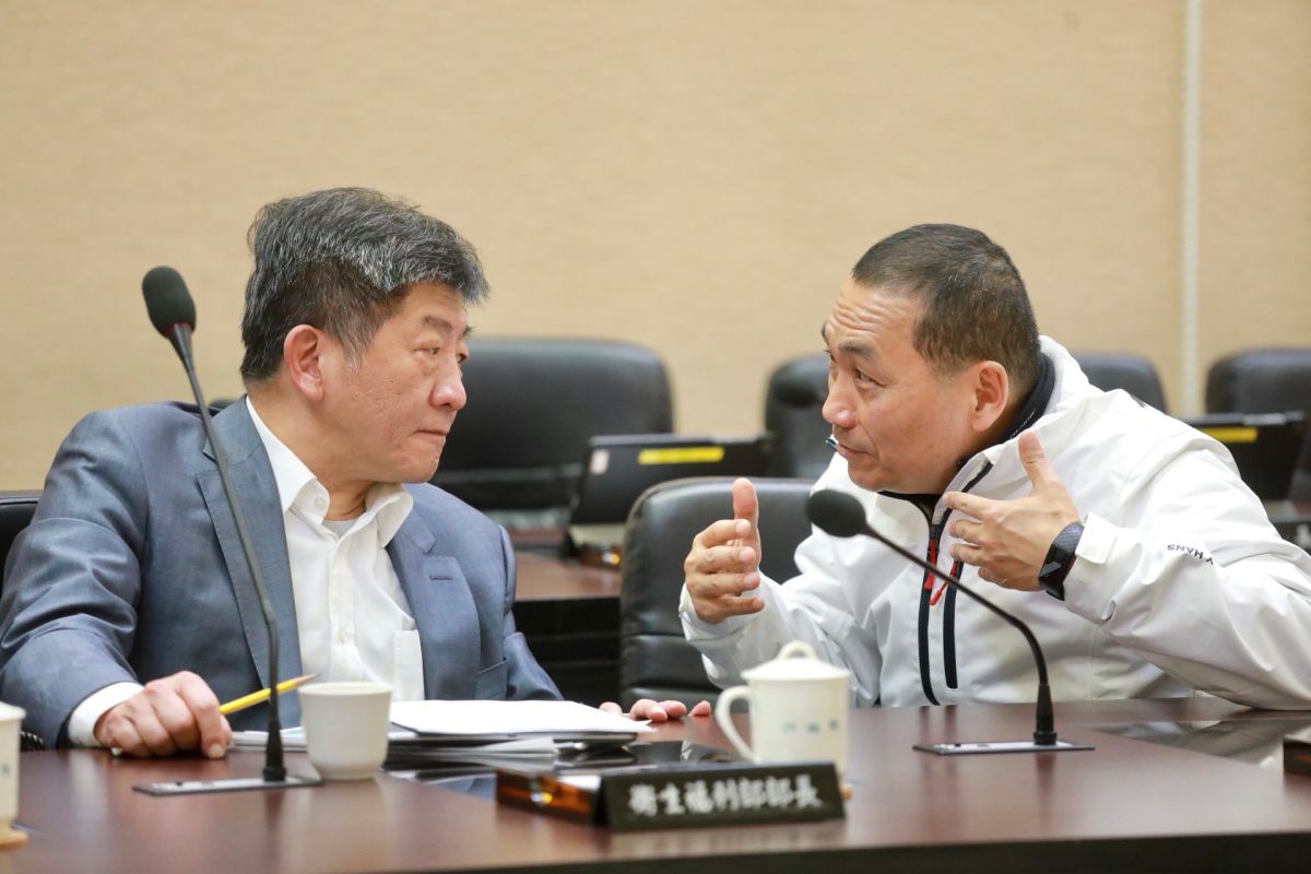 ▲新北市長侯友宜今（27）日出席行政院會，針對武漢肺炎（COVID-19）疫情，強力建議中央應將防疫層級提高為一級，面對地方對防疫工作看法不一，應由行政院指揮官直接下令，要求地方政府配合，才能有效、迅速做好防疫工作。（圖/新北市政府提供）