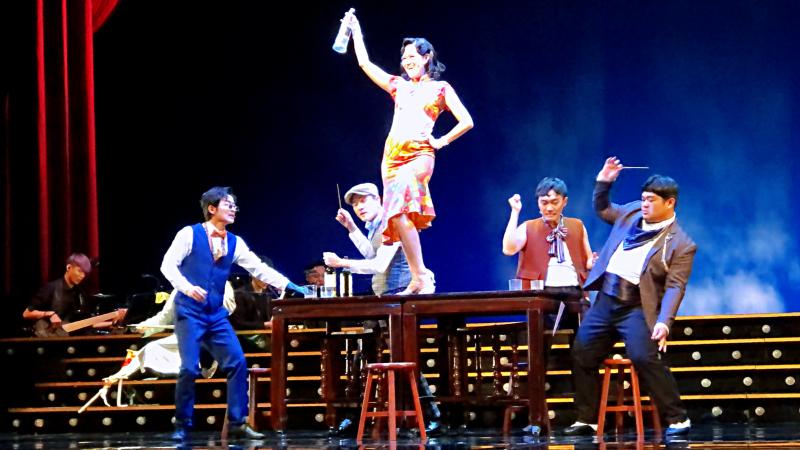 ▲ 台南人劇團將莎士比亞愛情喜劇的巔峰之作《第十二夜》成功改編成一齣歡暢樂音不絕於耳的爵士音樂劇 。（圖／記者陳美嘉攝，2020.02.27）