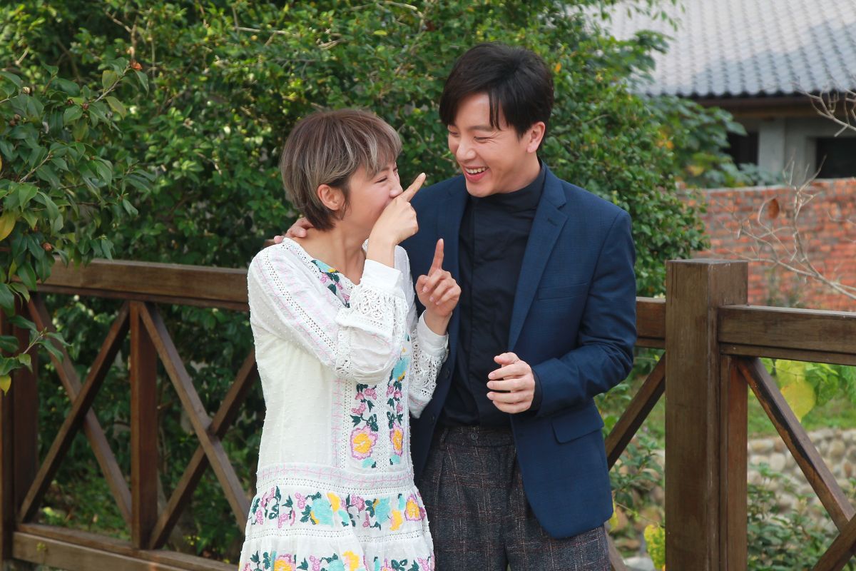 ▲主演男女主角張允曦、坤達出席《姊妹們 追吧》卡司發佈會。（圖／記者葉政勳攝 , 2020.02.28）