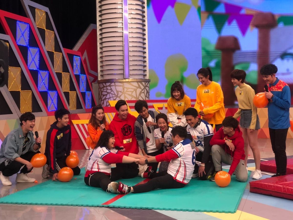 ▲《綜藝大集合》為了防疫進棚錄影。（圖／民視）