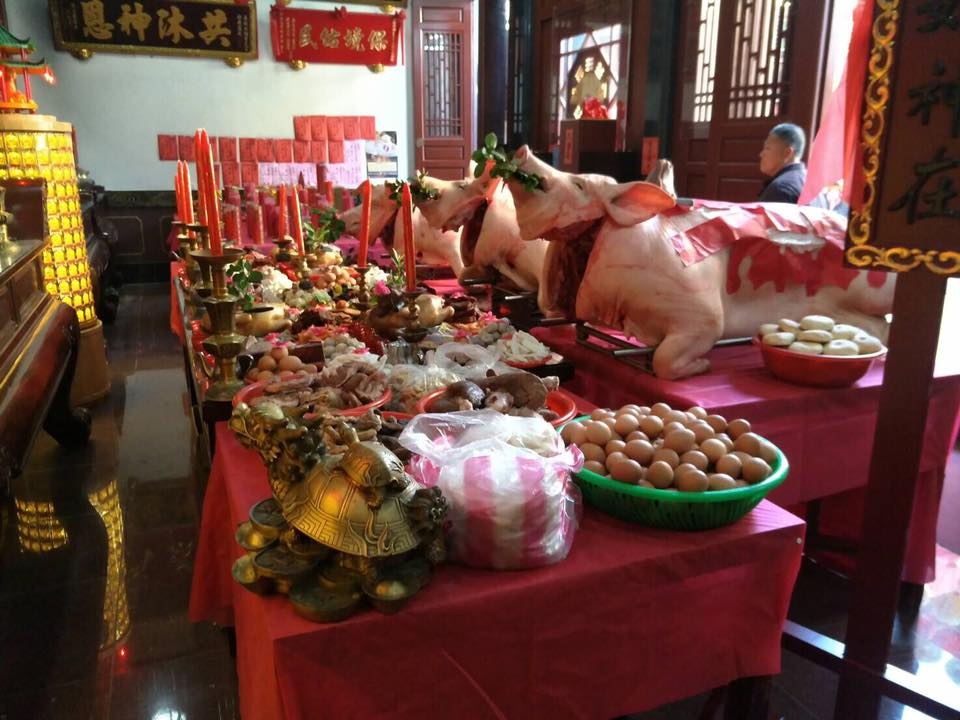 擺暝文化祭祭神盛況。（圖／翻攝自馬祖北極玄天宮粉專）