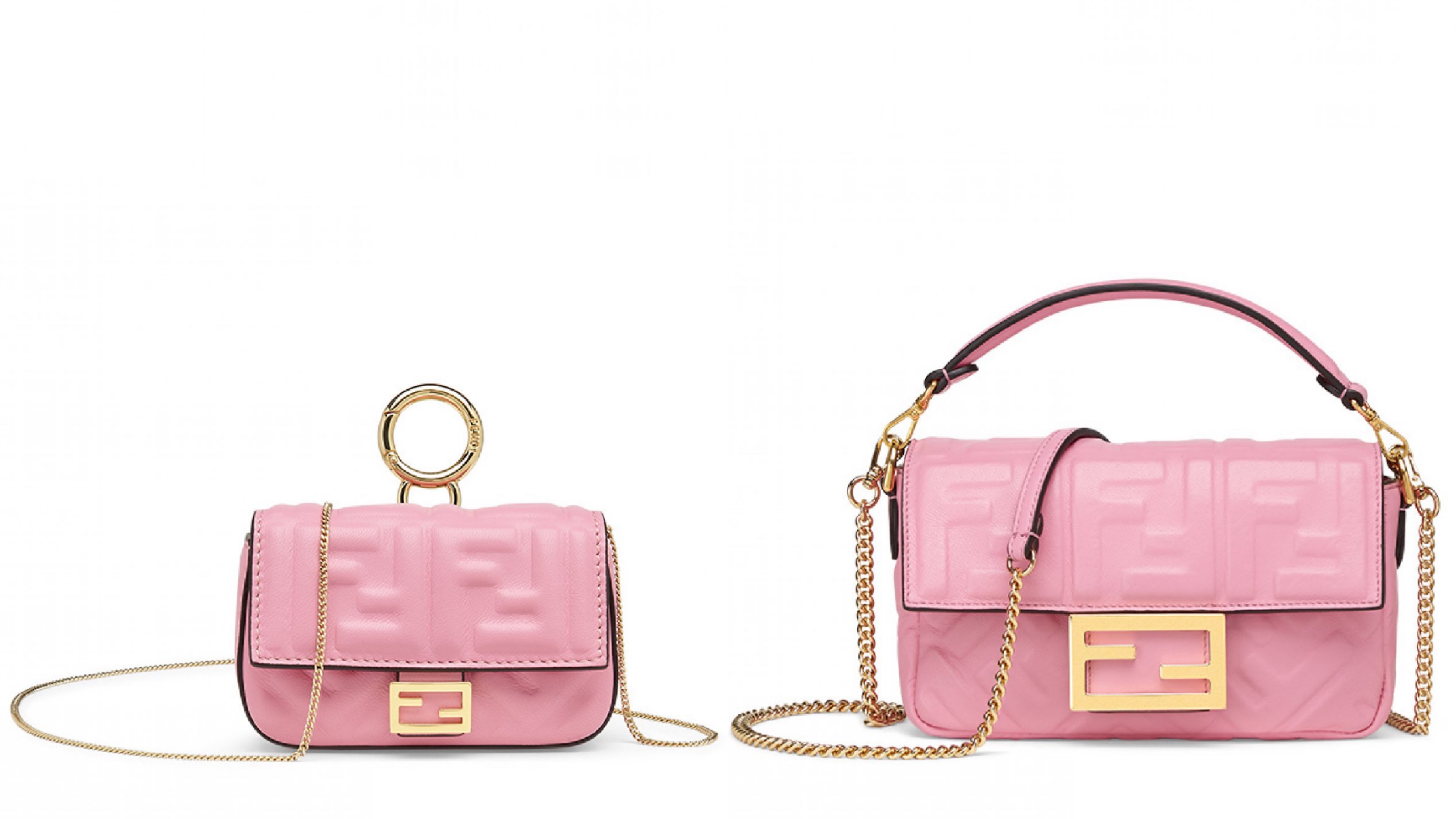 ▲FENDI 粉色 Mini Baguette NT$67,000， Mini Baguette NT$67,000。（圖／FENDI）