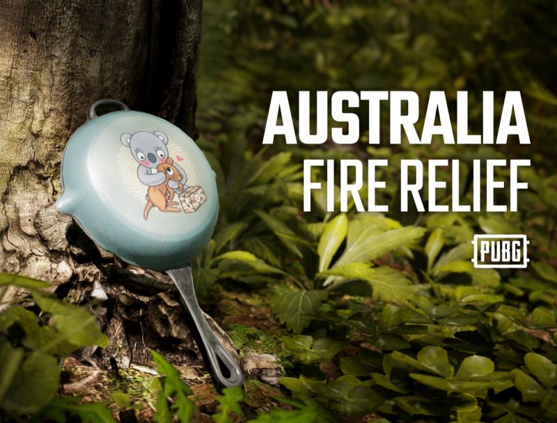 這個鍋我來扛！《絕地求生》推出平底鍋SKIN為澳洲野火募款

