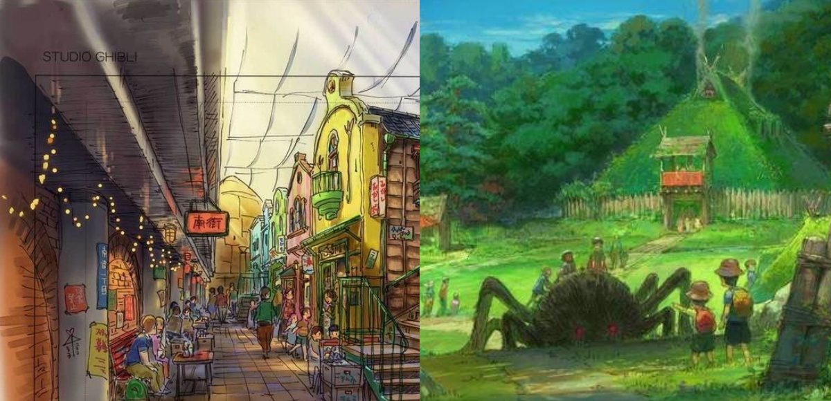 ▲吉卜力樂園將還原還原神隱少女、魔法公主、龍貓等宮崎駿動畫經典場景。（圖／翻攝自STUDIO GHIBLI、愛知県ジブリパーク推進課）