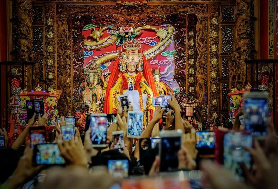 糖聖宮媽祖又稱蔗廍媽祖，與彰化糖廠歷史息息相關。（圖／翻攝自和美糖聖宮蔗廍媽祖臉書專頁）