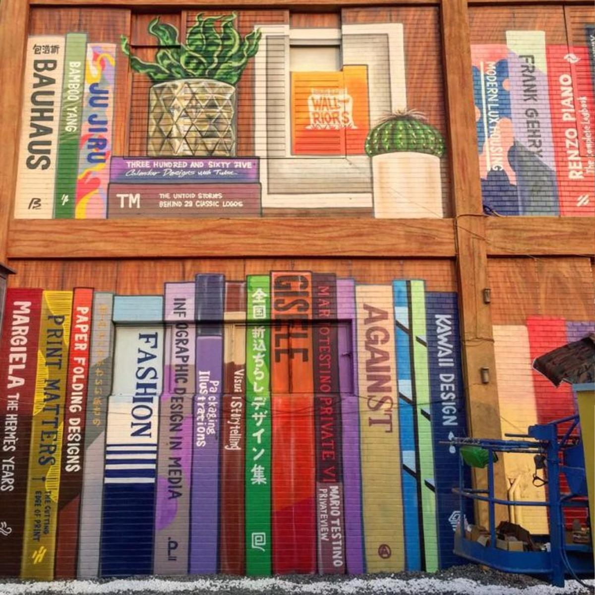 ▲全台最大戶外畫廊！高雄苓雅衛武營彩繪村。（圖／Bamboo’s WORK提供）