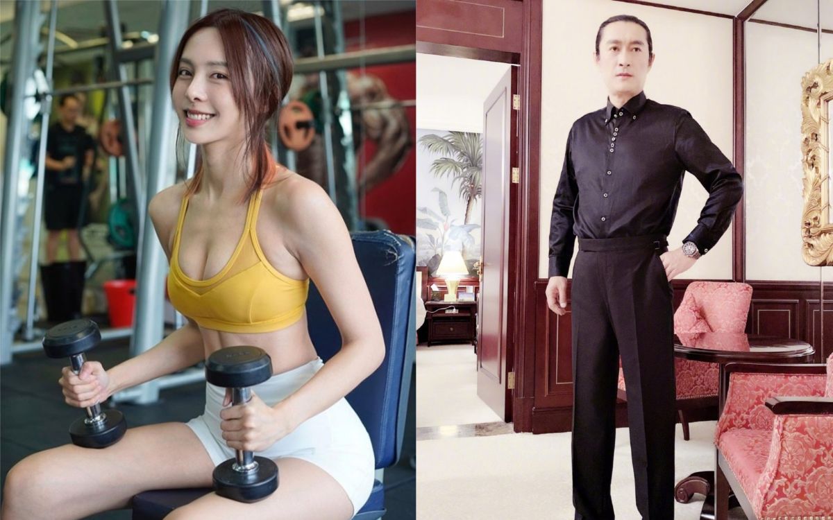 ▲黃安（右）狂曬李元玲（左）辣照。（圖／ 翻攝黃安微博、李元玲IG） 