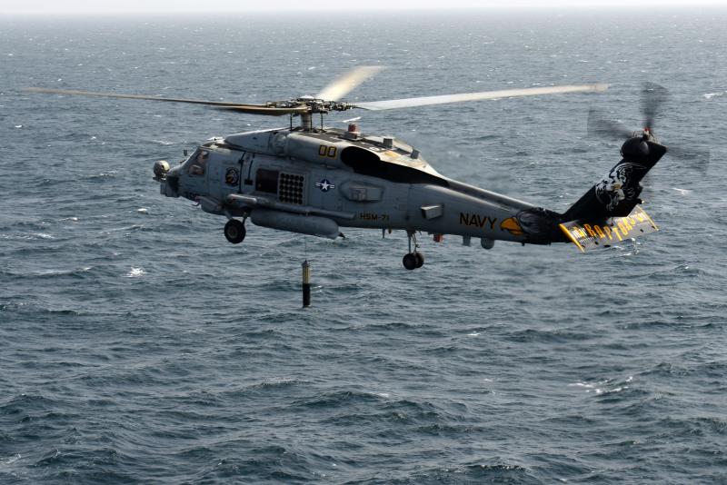 ▲MH-60R海鷹反潛直升機。（圖／美國海軍）