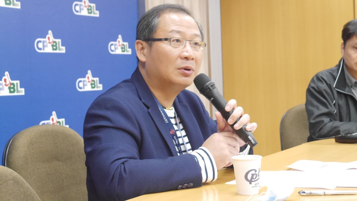 中職會長吳志揚。（圖／吳政紘攝）