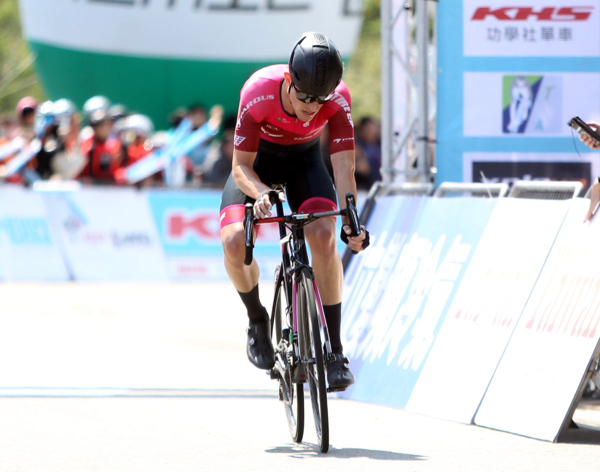 ▲第二站冠軍澳洲聖喬治車隊萊恩。（圖／中華民國自由車協會 提供）