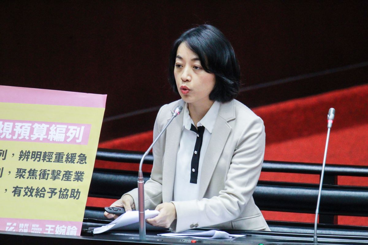 ▲時代力量立委王婉諭。（圖／記者葉政勳攝 , 2020.03.03）