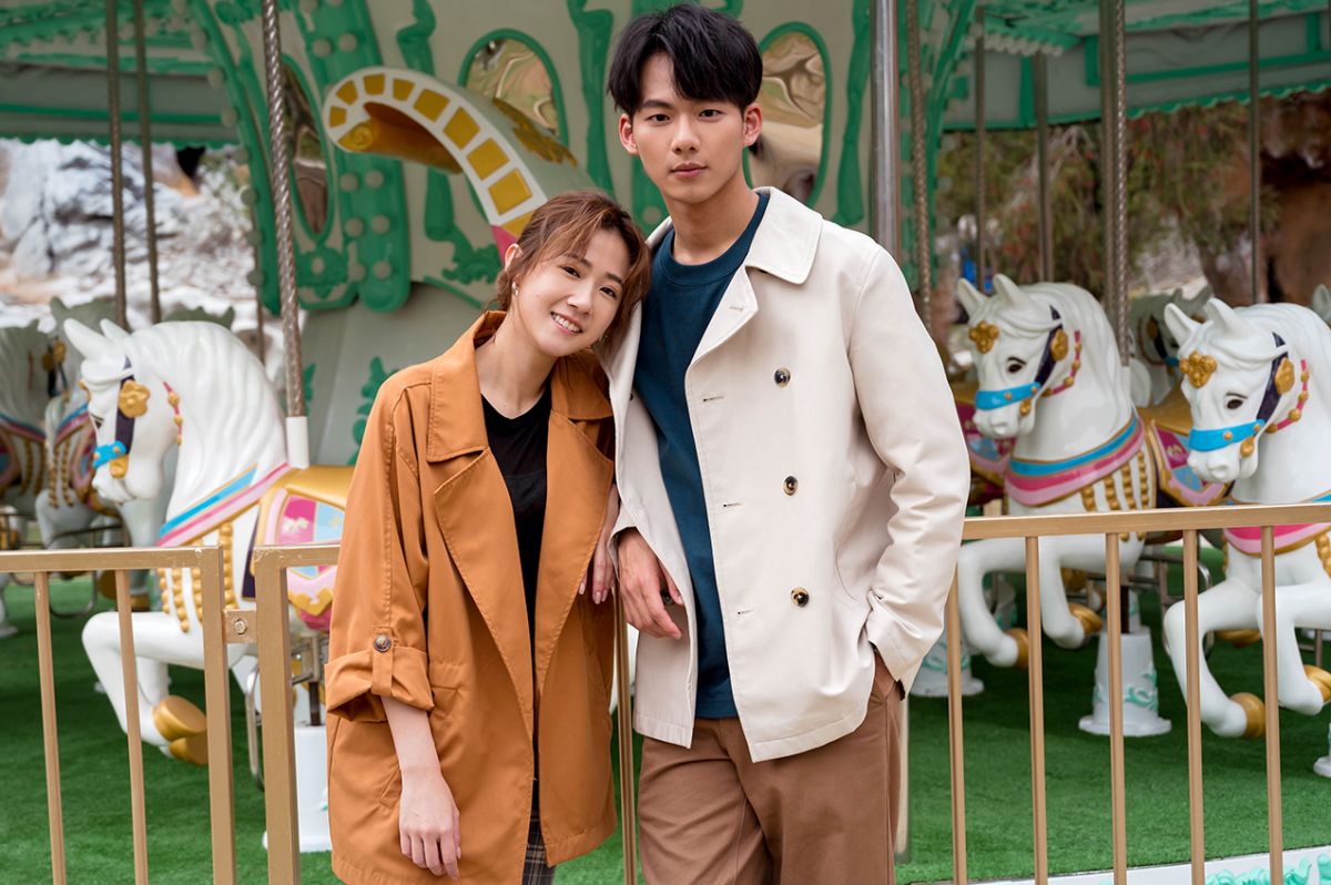 ▲方志友、吳念軒（右）劇中大談姊弟戀。（圖 / TVBS提供）