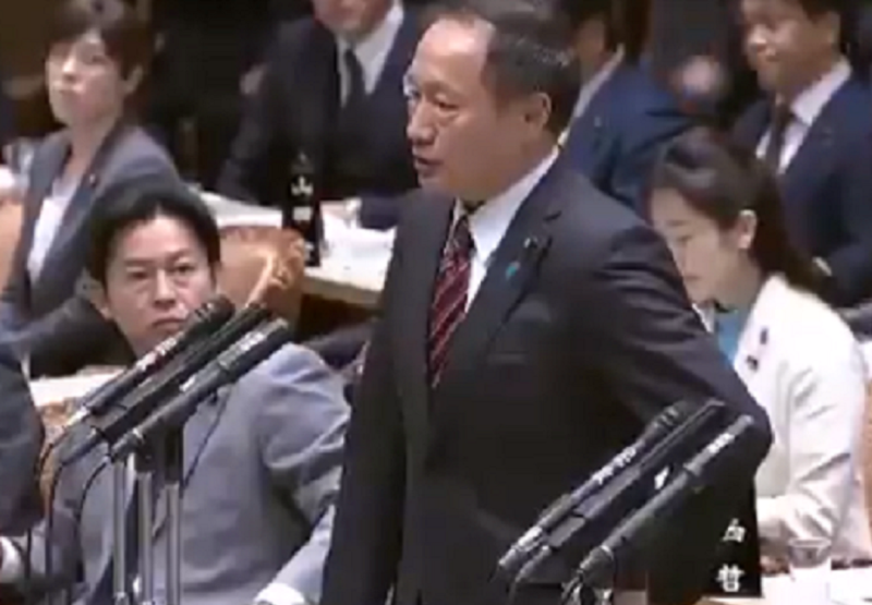 ▲山田宏在議會上的發言引發議論。（圖／翻攝推特）