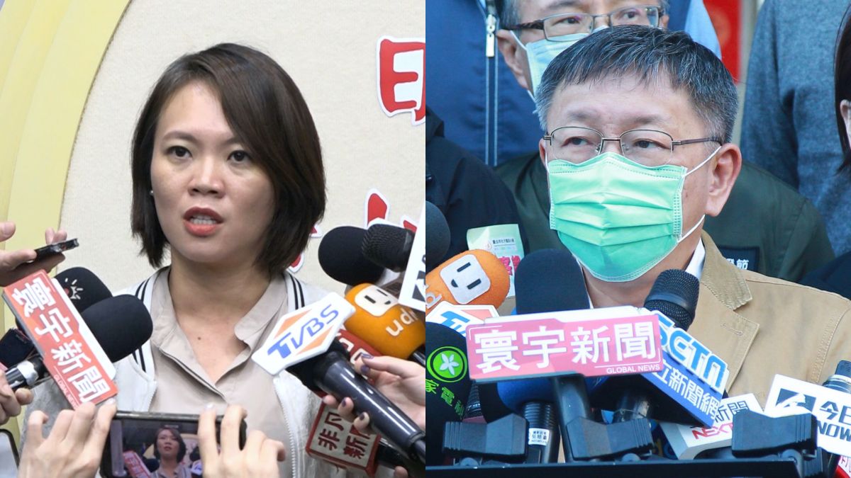 ▲民進黨台北市議員簡舒培、台北市長柯文哲。（圖／NOWnews資料照片）