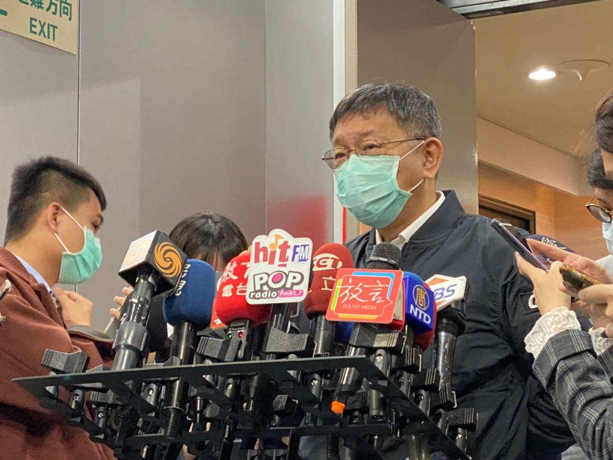 ▲台北市長柯文哲。（圖／記者丁上程攝, 2020.3.4）