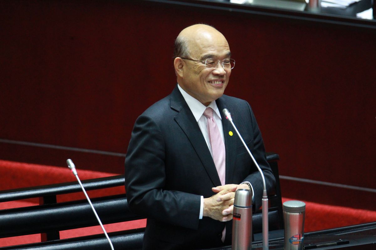 ▲行政部長蘇貞昌赴立院接受備詢。（圖／記者葉政勳攝 , 2020.03.06）