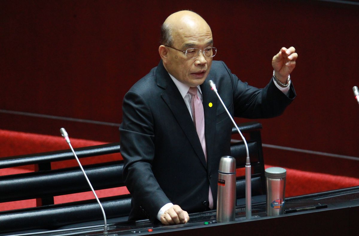 ▲行政部長蘇貞昌赴立院接受備詢。（圖／記者葉政勳攝 , 2020.03.06）