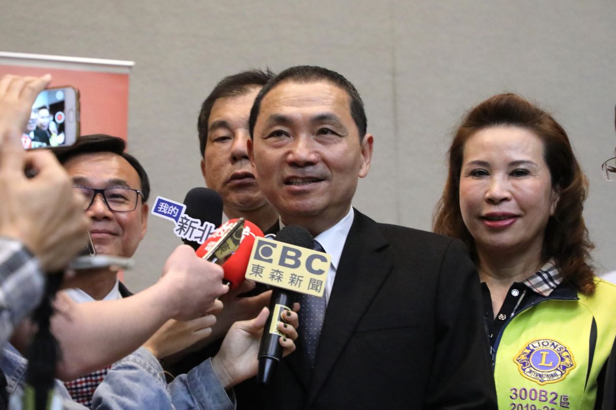 ▲侯友宜說，每個人把角色扮演好，市長最好市政，黨主席也有他的角色，「好好做事吧！」（圖／記者宋原彰攝，2020.03.07）