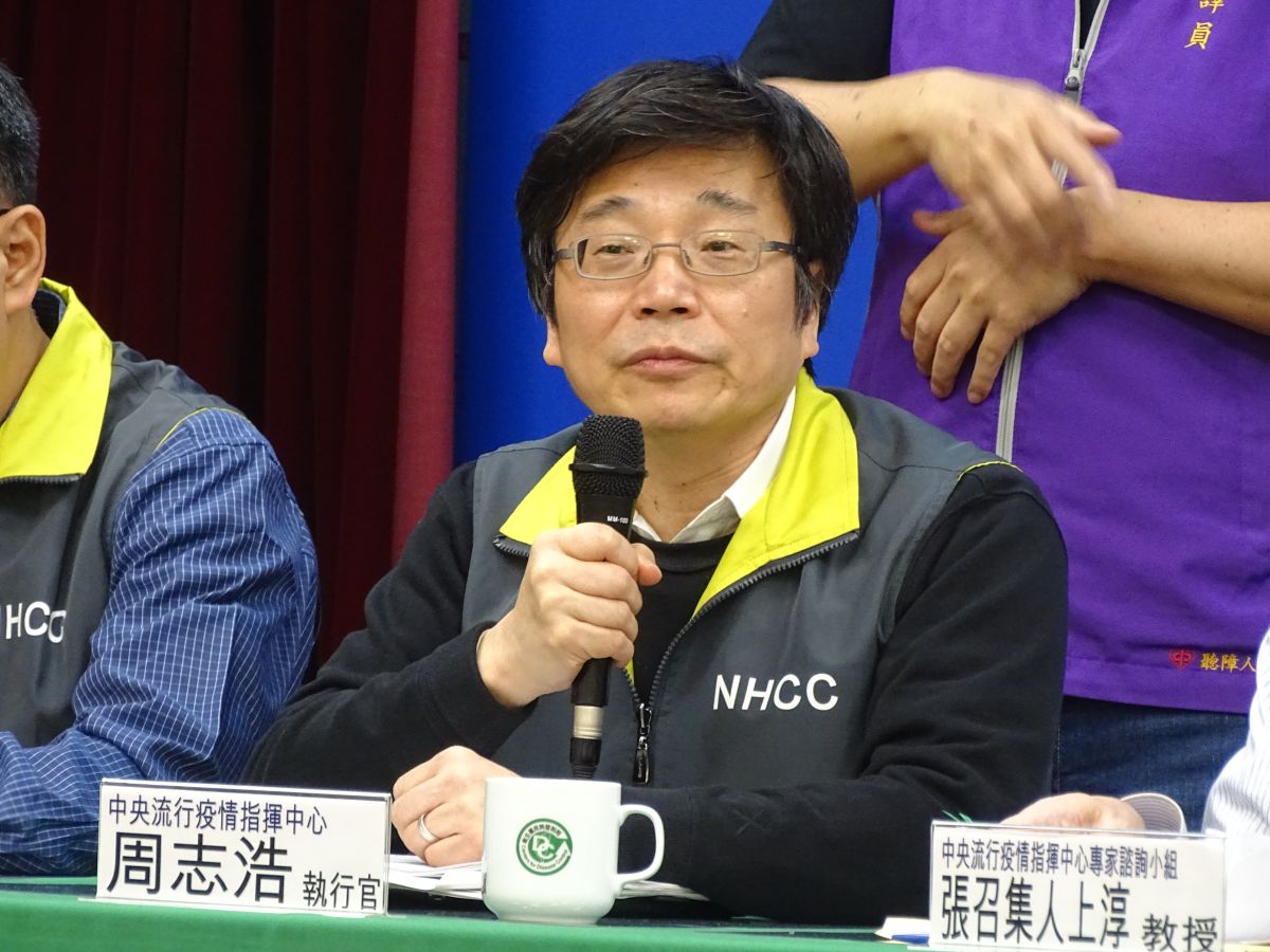 ▲中央流行疫情指揮中心執行官周志浩。（圖／記者呂炯昌攝, 2020.3.7）
