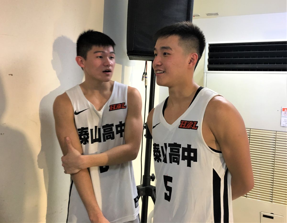 ▲108學年度HBL4強賽，泰山高中徐宏瑋(左)、彭柏樺。（圖／鍾東穎攝 ,2020.03.07）
