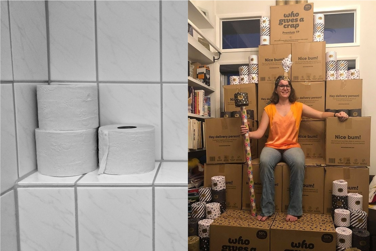 ▲澳洲衛生紙之亂，一名母親先前訂錯如今卻因禍得福。（合成圖，左僅示意非當事場景／翻攝自 Unsplash 、每日郵報）