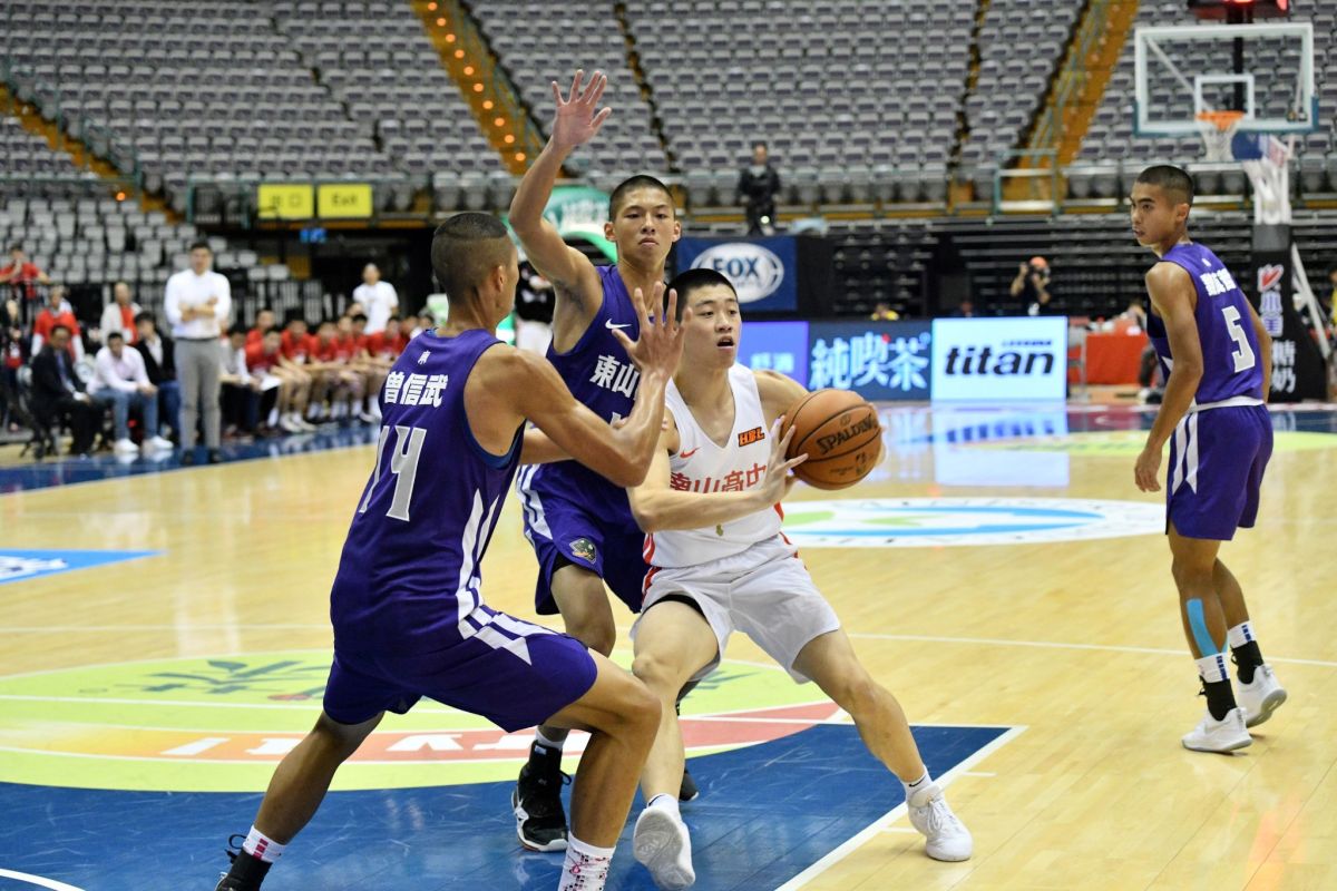 ▲108學年度HBL4強賽，南山高中陳冠中(7號)。（圖／林柏年攝 ,2020.03.08）