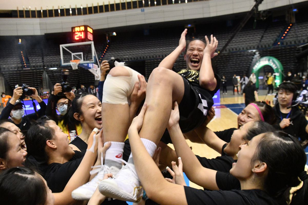 108學年度HBL決賽，淡水商工拿下隊史第10冠。（圖／林柏年攝 ,2020.03.08）
