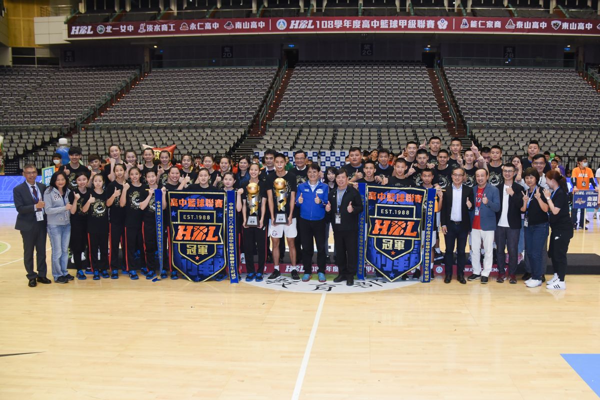 ▲108學年度HBL，能仁家商、淡水商工勇奪男女子組冠軍。（圖／陳明安攝 ,2020.03.08）